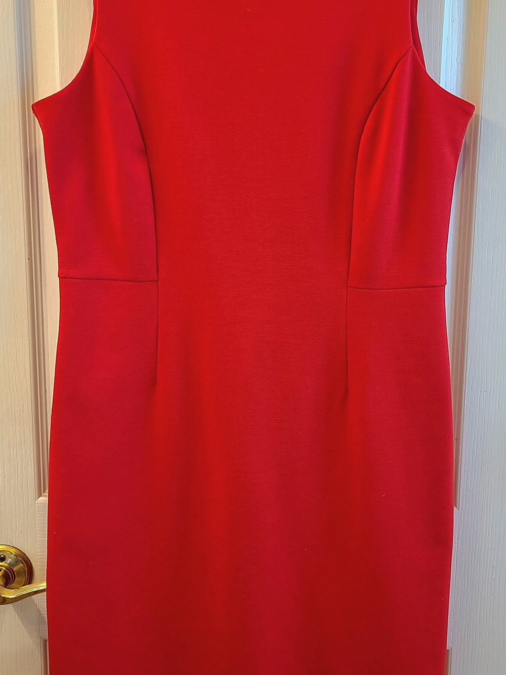 Chico's Bold Red Sleeveless Midi Dress